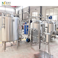 MICET Commercial 200L 300L Équipement de bière artisanale SUS304 Brasserie Chauffage électrique Micro Pub Restaurant Boisson Bière Machine