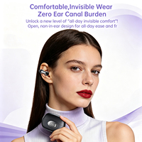 Auriculares inalámbricos OEM YXG-60 con clip para la oreja, control personalizado por aplicación, pantalla digital LED, auriculares deportivos para correr y hacer ejercicio.