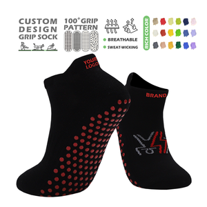 टखने की पकड़ सोक्स एंटी-बैक्टीरियल एंटी-स्लिप ग्रिमपोलिन मोजे लुक्स मोजे कस्टम - Product Image 1
