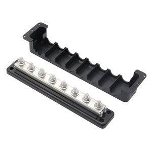 מסופי סוללה כבדה מנחושת <span class=keywords><strong>busbar</strong></span> נחושת 12v-48v dc 600a שחור 8 דרך מסוף האוטובוסים או סירה ימית שחור - Product Image 5