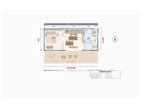 Mini-maison de luxe en conteneur maritime en acier, 1 chambre, 1 salle de bain, cabane écologique tropicale, alimentée à l'énergie solaire, étanche, stuc blanc, fenêtres bleues