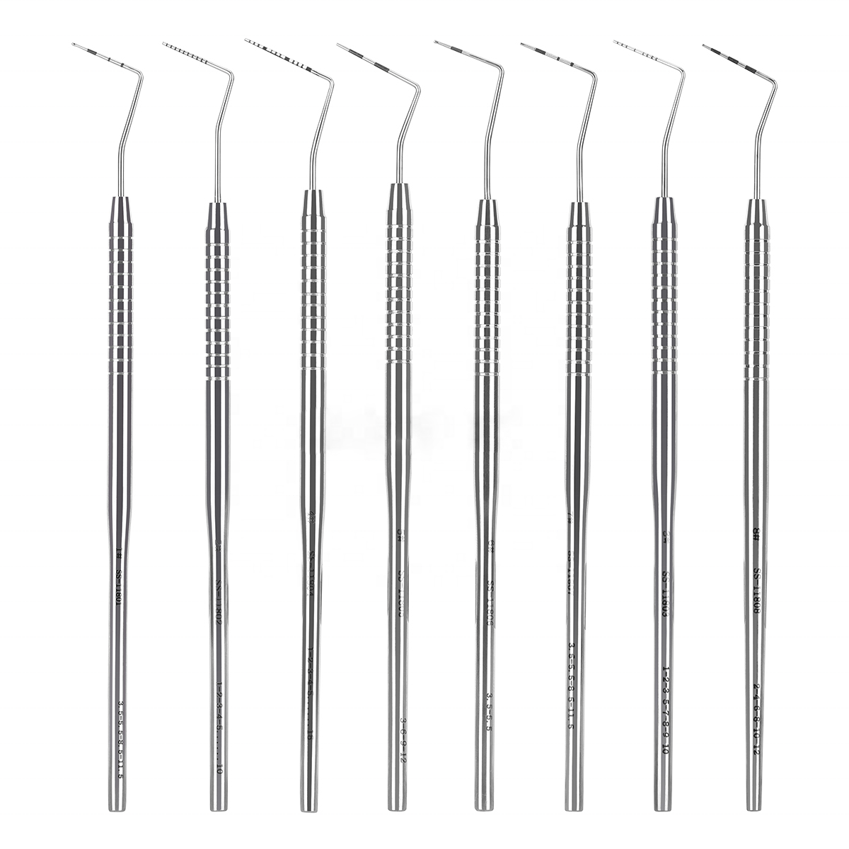 Endodontic Dental Explorer Probe 6 Single End Surgical Dental Lab Tool