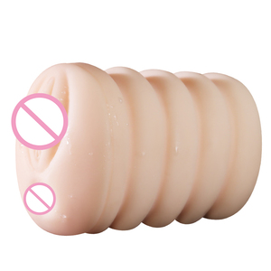Alat Masturbasi Pria Double Channel Soft Rubber Name Device Airplane Cup Manual Sleeve Blow Plug Exercise <span class=keywords><strong>Sex</strong></span> Toy - Product Image 6