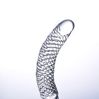 Verre en forme de S Cristal Perlé Anal Butt Plug Stimulation Vaginale Et Anale Verre Gode Pénis Sex Toys
