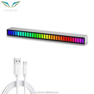 Sound Control Light APP Control Voice-Activated Pickup Rhythm Lights LED RGB Colorful Music Ambient Light Bar Rhythm Lamp USB