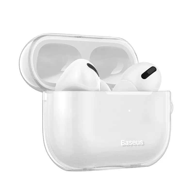 Baseus หูฟังTPUสําหรับAir Pods Pro 3 2 ฝาครอบโปร่งใสหูฟังบลูทูธสําหรับAirPods Proอุปกรณ์ป้องกัน