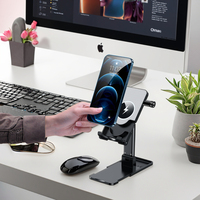 2025 nouvelle innovation technologique incroyable chargeur de téléphone portable sans fil rapide 15W avec support de charge flexible et support