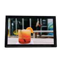 Duvara monte 21 21.5 inç Android Tablet kapasitif dokunmatik dijital tabela WIFI Tablet Ethernet portu ile