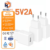 Chargeur rapide électrique 10W Adaptateur USB 5V2A Prise universelle pour téléphones mobiles - Écologique