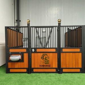 Box per Cavalli Portatile Personalizzato Prefabbricato in Acciaio Zincato - Prodotti all'Ingrosso per l'Equitazione - Stalla per Cavalli in Vendita - Product Image 1