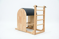 Ensemble de Pilates en cinq pièces en bois de chêne, équipement de Pilates pour le yoga, la salle de sport, le studio de Pilates, logo personnalisé