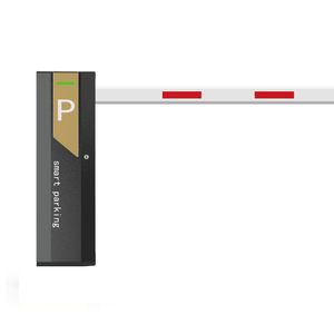 En Yüksek Güvenlikli Elektro-mekanik DC Değişken Frekanslı Çarpışma Önleyici Kol %100 Çalışma Döngüsü Siyah Kauçuklu Bariyer Kapısı - Product Image 1