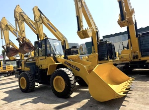 Maquinaria Original de Gran Capacidad para la Construcción, Fluido Hidráulico Usado, Cargadora de Ruedas Komatsu WA320 con Cucharón, Certificación CE - Product Image 2