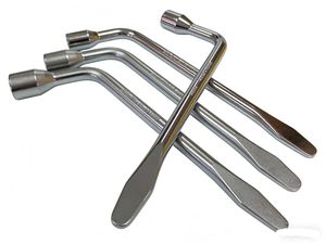 Clé à douille hexagonale en L de 17/<span class=keywords><strong>19</strong></span>/21/22/23/24 mm pour écrous de roue de voiture et camion, outil de démontage de pneus - Product Image 5