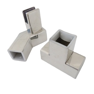 <span class=keywords><strong>Manchon</strong></span> sur le mur clip conception personnalisée réglable en acier inoxydable 90 degrés pince de support d'angle en verre - Product Image 6