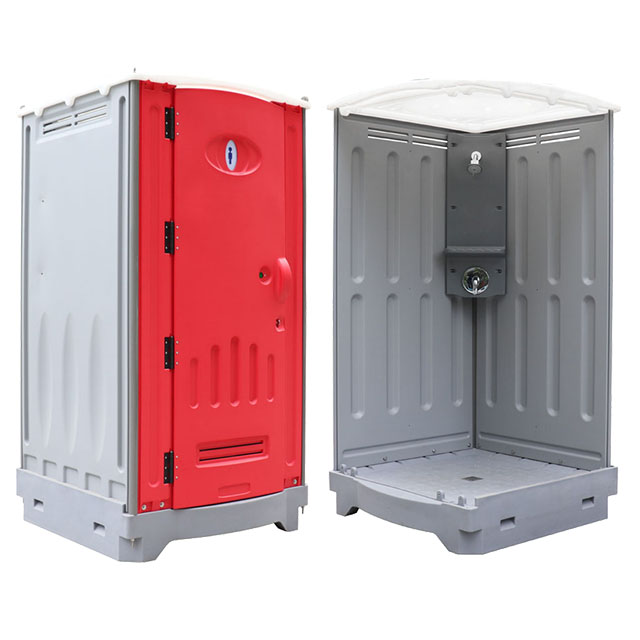 Roto moulage installation facile interrupteur chaud et froid salle de bain portable toilettes de chantier portables