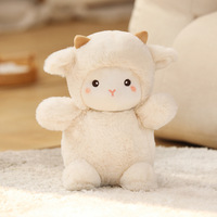 Peluche douce et mignonne en forme de petit animal avec rembourrage en coton PP, petite poupée animale en polaire, jouet réconfortant