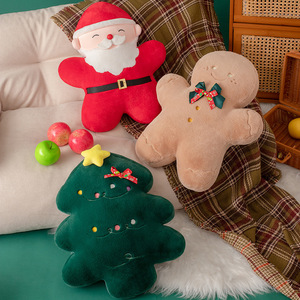 Quantité minimale de commande bas en gros nouveau 22cm mignon cerf père noël bonhomme de neige enfants peluche décoration renne poupée noël Animal en peluche jouet - Product Image 1