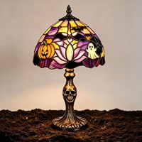 Lampe murale pastorale populaire en résine de style européen pour Halloween, idéale pour l'ambiance de la maison, du couloir et de l'entrée.