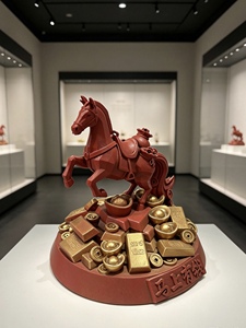 Figurines de chevaux imprimées en 3D et modules d'impression STL/OBJ SLA personnalisés, usinage CNC en acier inoxydable pour artisanat sur mesure - Product Image 3
