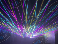 Máquina de Luces Láser RGB para Fiestas de Boda, Nueva Tendencia, 5W 6W ILDA DMX, Láser con Sonido para Discotecas, Animación Láser para Fiestas