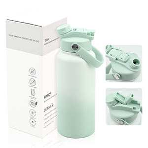 Botella de Agua Deportiva para Gimnasio Térmica de 1L en Acero Inoxidable Aislada al Vacío de 32oz con Logo Personalizado - Product Image 1