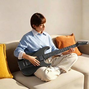 Guitarra Silenciosa Inteligente <span class=keywords><strong>AeroBand</strong></span> AG01, 9 Tonos, Cuerdas de Silicona, Altavoz Integrado, Venta al por Mayor, Suministro Integral de Toda la Serie <span class=keywords><strong>AeroBand</strong></span> - Product Image 1