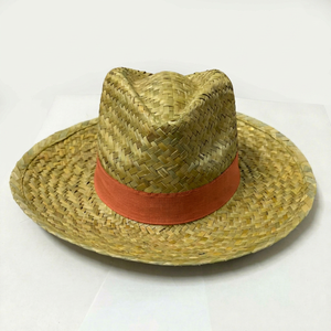 Wholesale Sustainable Reusable Summer Straw Cowboy <b>Hat</b> with Lace for Children Stylish Unisex Design for Fishing Sun Protection - Product Image 1