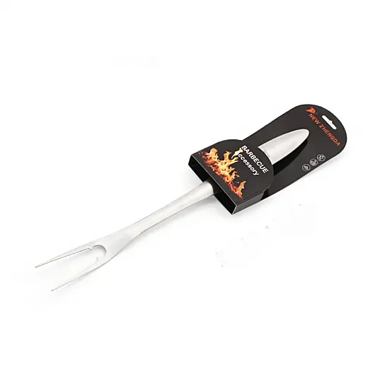 Zähliche Edelstahl-Outdoor-Steakgabel für Grill-Premium-Grillwerkzeug