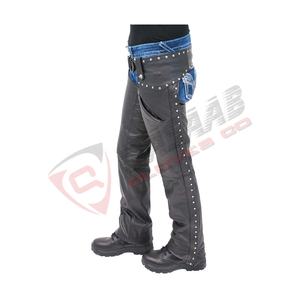 Chaps de moto en cuir véritable pour femmes Bikers Western Style Horse Riding Application Made in Pakistan - Product Image 5