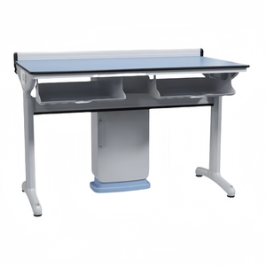 Laboratorio banco di lavoro con acciaio/legno armadi piano di lavoro chimico laboratorio Dental Workstation panche e banco di lavoro per laboratori - Product Image 5