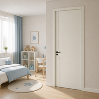 Cadres de portes en bois décoratifs de 8 pieds, importés, avec MOQ flexible, couleurs variées, ajustables et invisibles