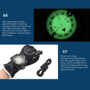 Bungee-Brújula de cuerda subacuática de 50m, navegador profesional resistente al agua, brújula luminosa para natación y buceo - Product Image 5