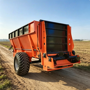 Trailer Mounted Vertical Hydraulic <strong>Manure</strong> &amp; Organic Fertilizer Spreader Machine - Product Image 4