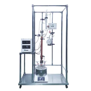 Glass Fractional Distillation Column For Solvent Separation