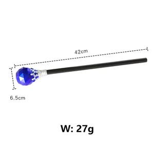 도매 어린이 성능 공주 왕자 플라스틱 지팡이 장난감 할로윈 코스프레 요정 마술 지팡이 무대 공연 소품 - Product Image 6