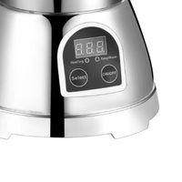 Samovar électrique en acier inoxydable avec affichage numérique, contrôle de température réglable + arrêt automatique, pour usage hôtelier, thé russe