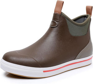<span class=keywords><strong>Bottes</strong></span> <span class=keywords><strong>de</strong></span> pont unisexes imperméables, <span class=keywords><strong>bottes</strong></span> <span class=keywords><strong>de</strong></span> pluie à la cheville, chaussures <span class=keywords><strong>de</strong></span> pêche en caoutchouc antidérapantes pour la navigation <span class=keywords><strong>de</strong></span> plaisance, la voile, le jardinage, le travail, la <span class=keywords><strong>randonnée</strong></span>, la pêche - Product Image 1