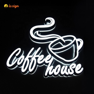 Ngoài trời siêu thị LED kinh doanh số Tấm Thư Kim Loại dấu hiệu chiếu sáng kênh chữ cho khói cửa hàng hiển thị - Product Image 4