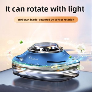Solar-Powered Glass <strong>Car</strong> Air Freshener &amp; Essential Oil Aromatherapy <strong>Diffuser</strong> with Phone Reminder for Seat Use - Product Image 5