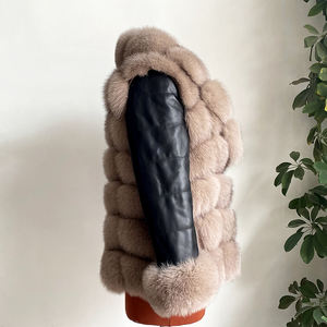 Chaqueta de piel de zorro Real para mujer, abrigo cálido de talla grande para invierno, gran oferta - Product Image 4