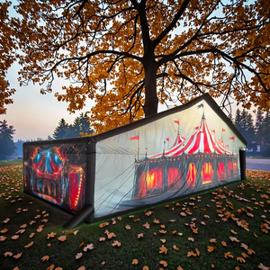 Carnaval <span class=keywords><strong>Halloween</strong></span> <span class=keywords><strong>Escape</strong></span> Gonflable Maison Hantée Fantôme Labyrinthe pour Utilisation Gonflable Maison Hantée Labyrinthe pour <span class=keywords><strong>Halloween</strong></span> Jeu En Plein Air - Product Image 1