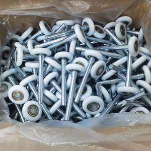 Rodillos modernos para puerta de garaje de 2 \ "con vástago de 4 \", rodamiento de nailon blanco 6200ZZ, diseño silencioso y sellado - Product Image 1