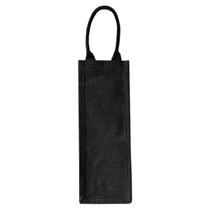 OEM venta al por mayor Tote Negro Natural logotipo personalizado Imprimir Ecológico Montpellier Yute Wine Carrier Lino Arpillera Yute Bag JTB006 - Product Image 2