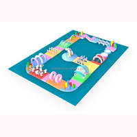 Jeu d'obstacle d'eau de piscine gonflable de parc aquatique flottant gonflable pour le sport aquatique d'été d'enfants