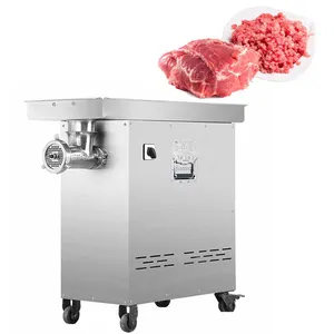Romance design preço por atacado inox moedor de carne aço inoxidável comercial carne picador máquina moedor de carne e salsicha staff