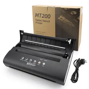 Nieuwste Professionele Mini Black Tattoo Transfer Thermische Copier Printer Machine Met Tattoo Patroon Stencil Machine Transfer Papier