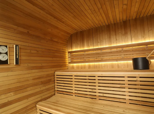 Sauna Cube extérieur 4 personnes en cèdre rouge/épicéa carbonisé Sauna en bois Sauna à vapeur noir Aide à la désintoxication du corps - Product Image 3