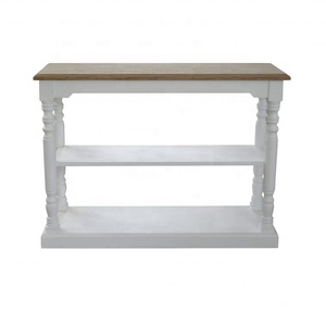 HL372 Européen <span class=keywords><strong>Cabo</strong></span> Style Français En Bois Couloir Entrée Canapé Console Table De Luxe Pour La Maison Salon Avec Étagère De Rangement - Product Image 3