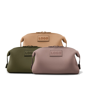 Bolsa de Maquillaje de Neopreno Impermeable, Nueva, Personalizada por el Fabricante, de Venta Caliente, Bolsa de Cosméticos Acolchada para Viaje, Organizador de Artículos de Aseo para <span class=keywords><strong>Mujer</strong></span> - Product Image 1